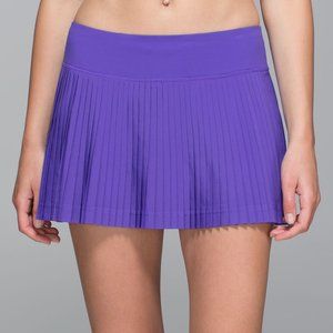 Lululemon Pleat to Street skort in Purple Iris